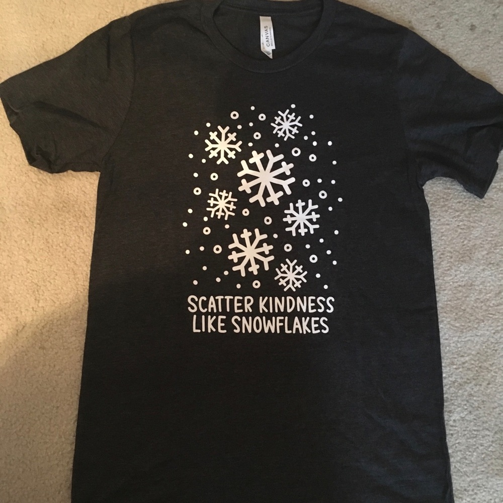 Snowflake kindness tee perfect for teachers